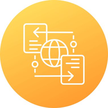 Ağ web simge vektör çizim