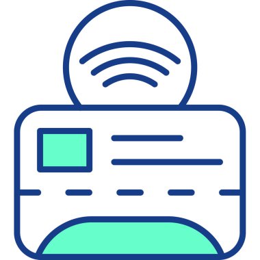 Bir kitap simgesinin vektör illüstrasyonu