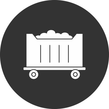 Teslimat. Web simgesi basit illüstrasyon