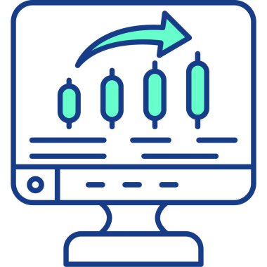 Bilgisayar. Web simgesi basit illüstrasyon
