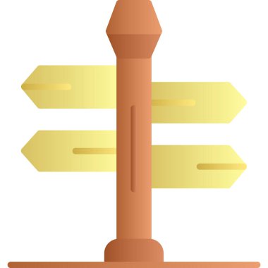 İşaretli bir ileti vektör simgesi