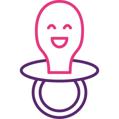 Ampul. Web simgesi basit illüstrasyon