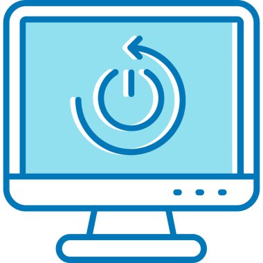 bilgisayar simgesi vektör illüstrasyonu