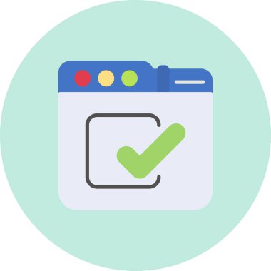 kontrol listesi simgesi vektör illüstrasyonu