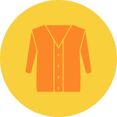 Gömlek. Web simgesi basit illüstrasyon