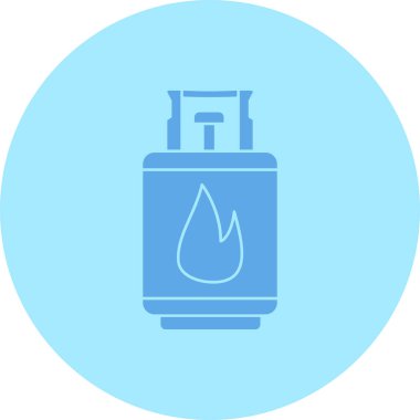 gaz vektör simgesi modern basit tasarım