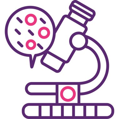 Bir test simgesinin vektör illüstrasyonu