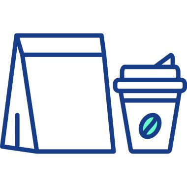 kahve içecek ikonu, vektör illüstrasyon tasarımı