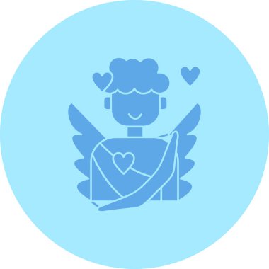 Bir kalp simgesinin vektör illüstrasyonu