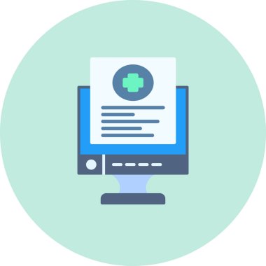 Bilgisayar. Web simgesi basit illüstrasyon