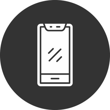 Akıllı telefon simgesinin vektör illüstrasyonu