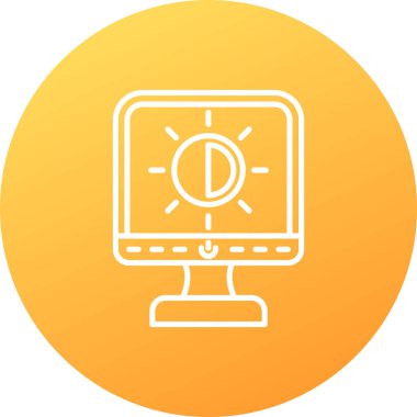 Modern eğitim ikonunun vektör illüstrasyonu