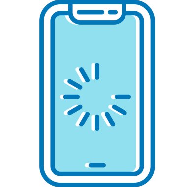 cep telefonu ikonu vektör illüstrasyonu