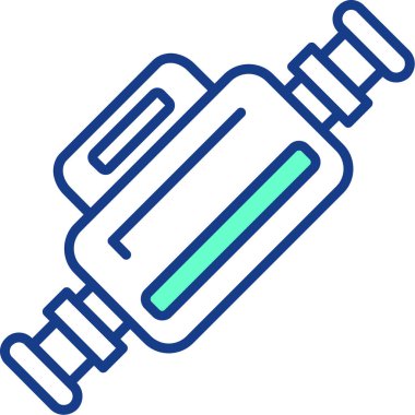 elektrik dolgu vektörü simgesi