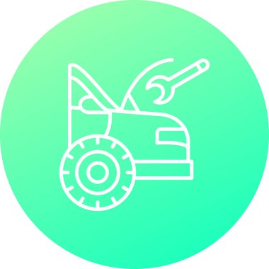 Bir çiftlik simgesinin vektör illüstrasyonu