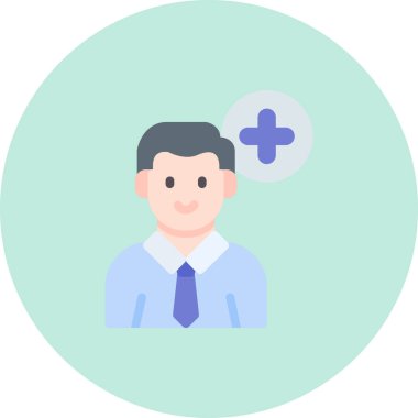 Yeni işe alınan ağ simgesi, vektör illüstrasyonu