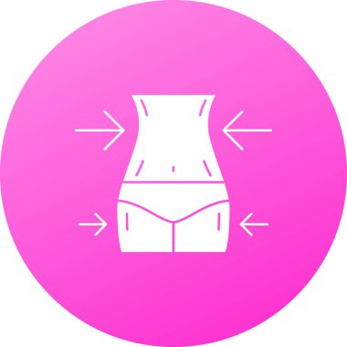 Kadın giysileri sembol vektör illüstrasyonu