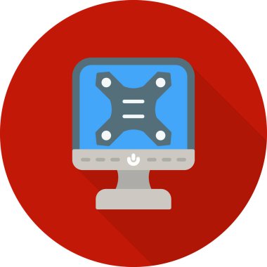 bilgisayar simgesi vektör illüstrasyonu