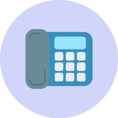 hesap makinesi simgesi vektör illüstrasyonu