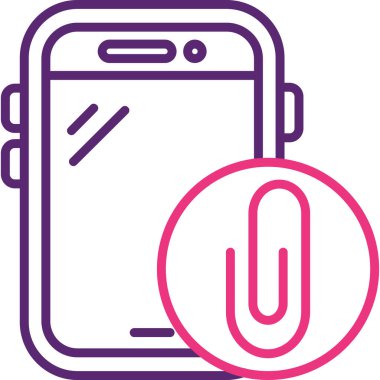 Mobil kutsal kişilerin resmi, vektör çizim