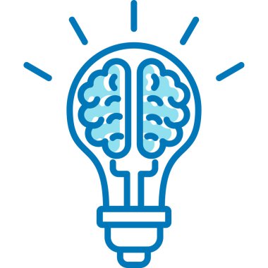 Ağ ve mobil uygulama tasarımınız için beyaz arkaplanda izole edilmiş ampul simgesi vektörü, fikir logosu kavramı