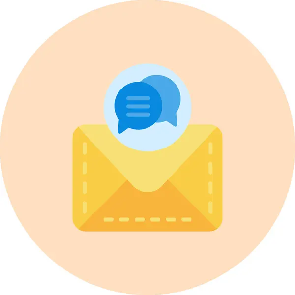 sohbet web simgesi, vektör çizim