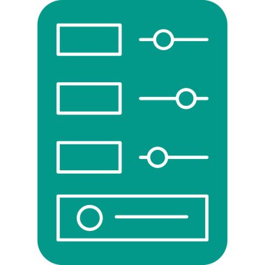 arkaplanda veri simgesi izole edildi