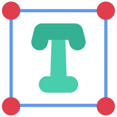 Telefon web simgesi basit illüstrasyon