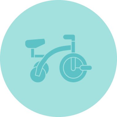 Bisiklet. Web simgesi basit illüstrasyon