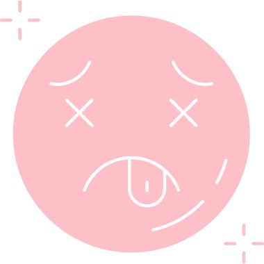 Dış hatlar biçiminde emoji yüz simgesi