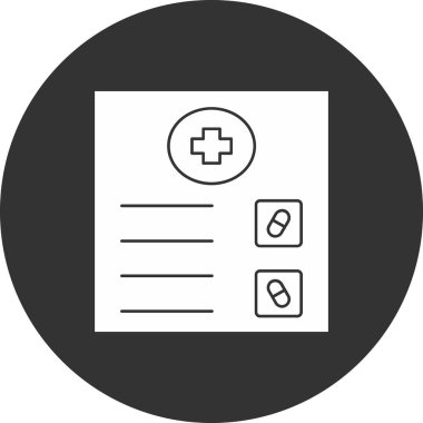 tıbbi simge illüstrasyon vektörü