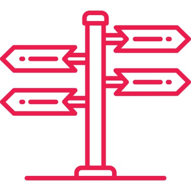 Yol simgesi, vektör illüstrasyonu