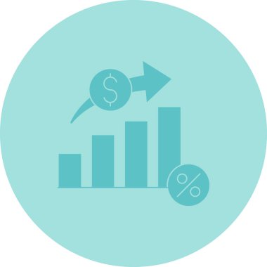 grafik ikonu vektör illüstrasyonu