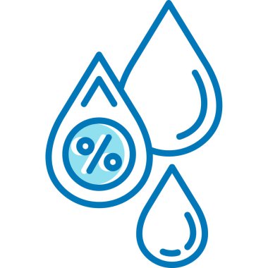 Ana hatları doldurulmuş su bırakma simgesi