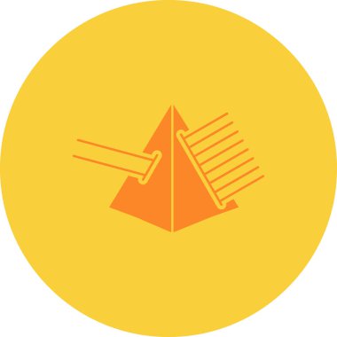 Bir bayrağın vektör illüstrasyonu