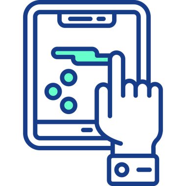 telefon web simgesi basit illüstrasyon tasarımı