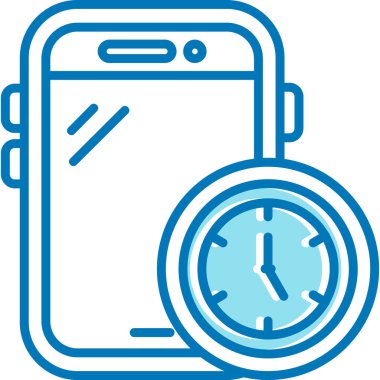 mobil saat simgesi, özet biçimi