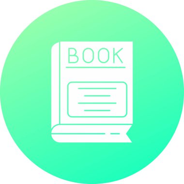 kitap web simgesi vektör illüstrasyonu