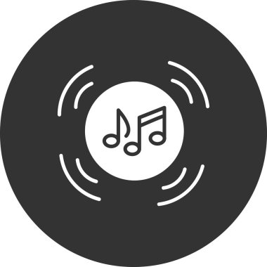 Vektör müzik simgesi illüstrasyonu