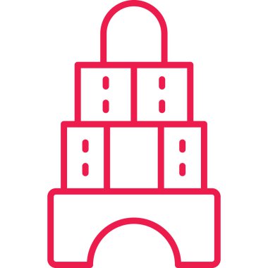 Bir noel ağacının vektör çizimi