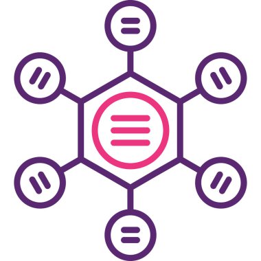 ağ web simgesi basit illüstrasyon