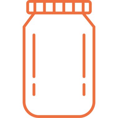 Süt şişesi vektör çizimi