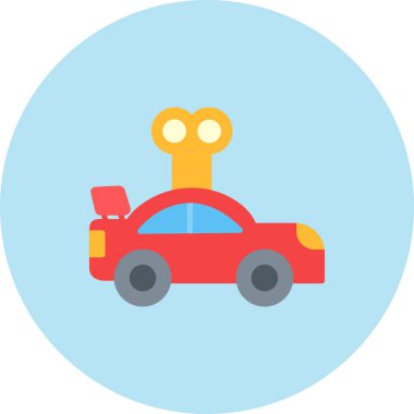 - Araba. Web simgesi basit illüstrasyon