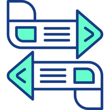 Ok. Web simgesi basit illüstrasyon