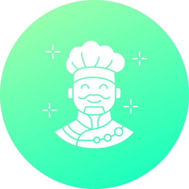 Şef vektör resimleme tasarımı