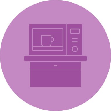 Kahve simgesinin vektör illüstrasyonu