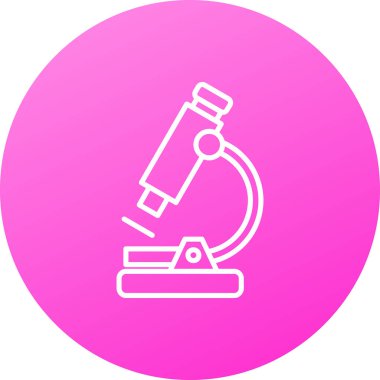 Projeniz için vektör mikroskobu simgesi
