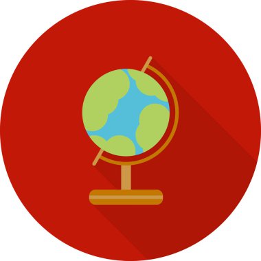 Dünya küre simge vektör