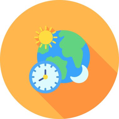 Küresel ısınma vektör simgesi