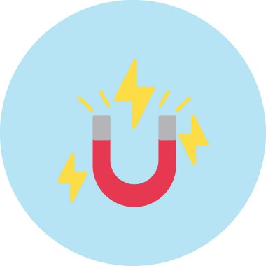 mıknatıs ağ ikonu vektör çizimi